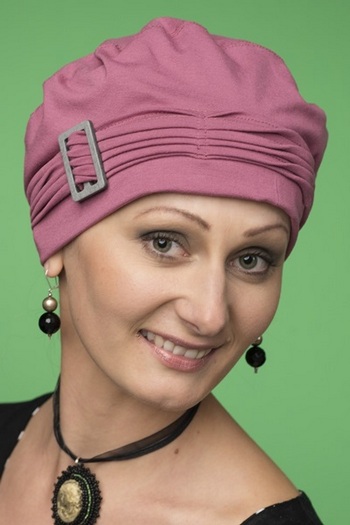 Baret z bambusoveho vlákna a ozdobou carolin. – Obrázok 9