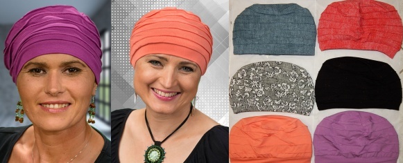 Turbany Naďa s podšívkou bambusové onkologické.